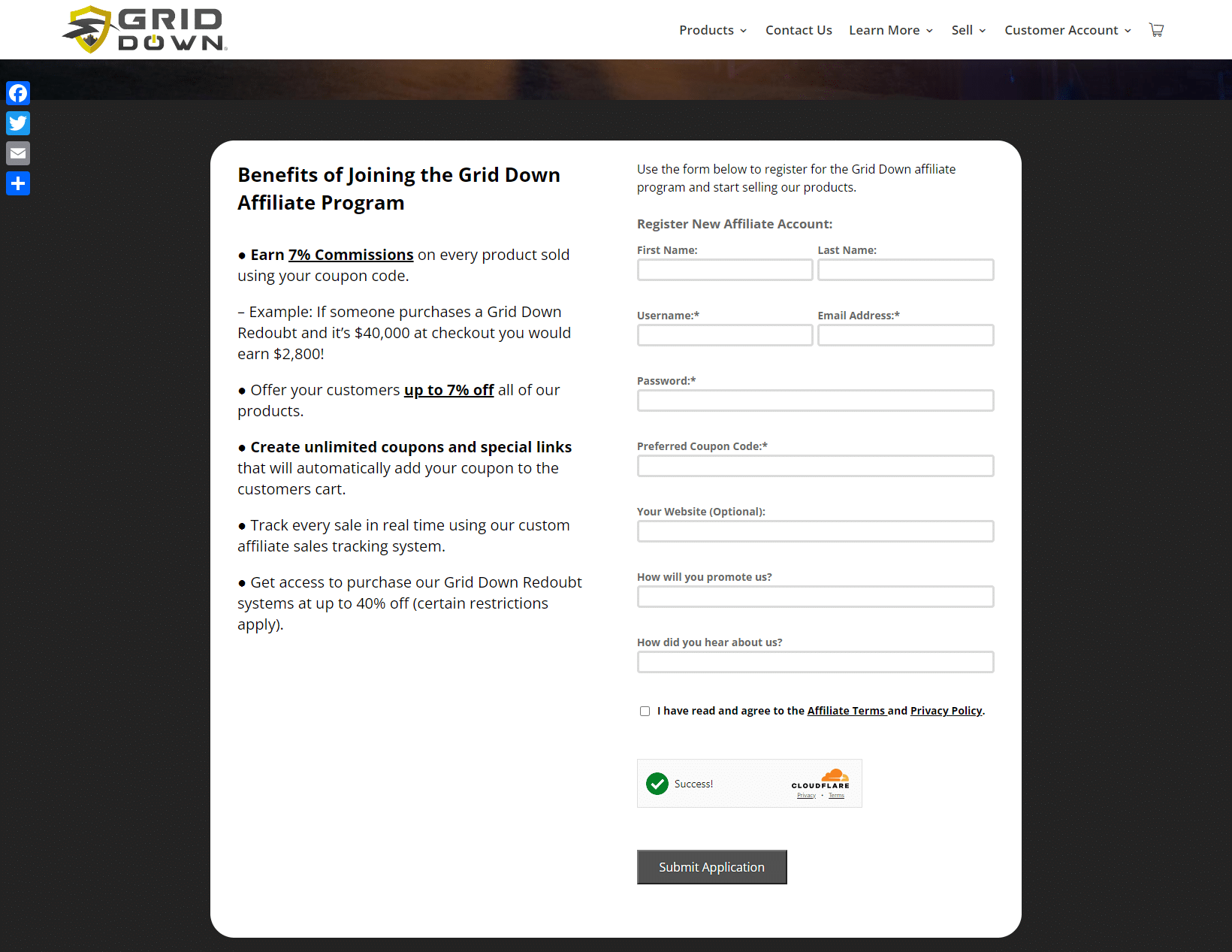 APPLICATION FORM FOR AFFILIATES visual data 8