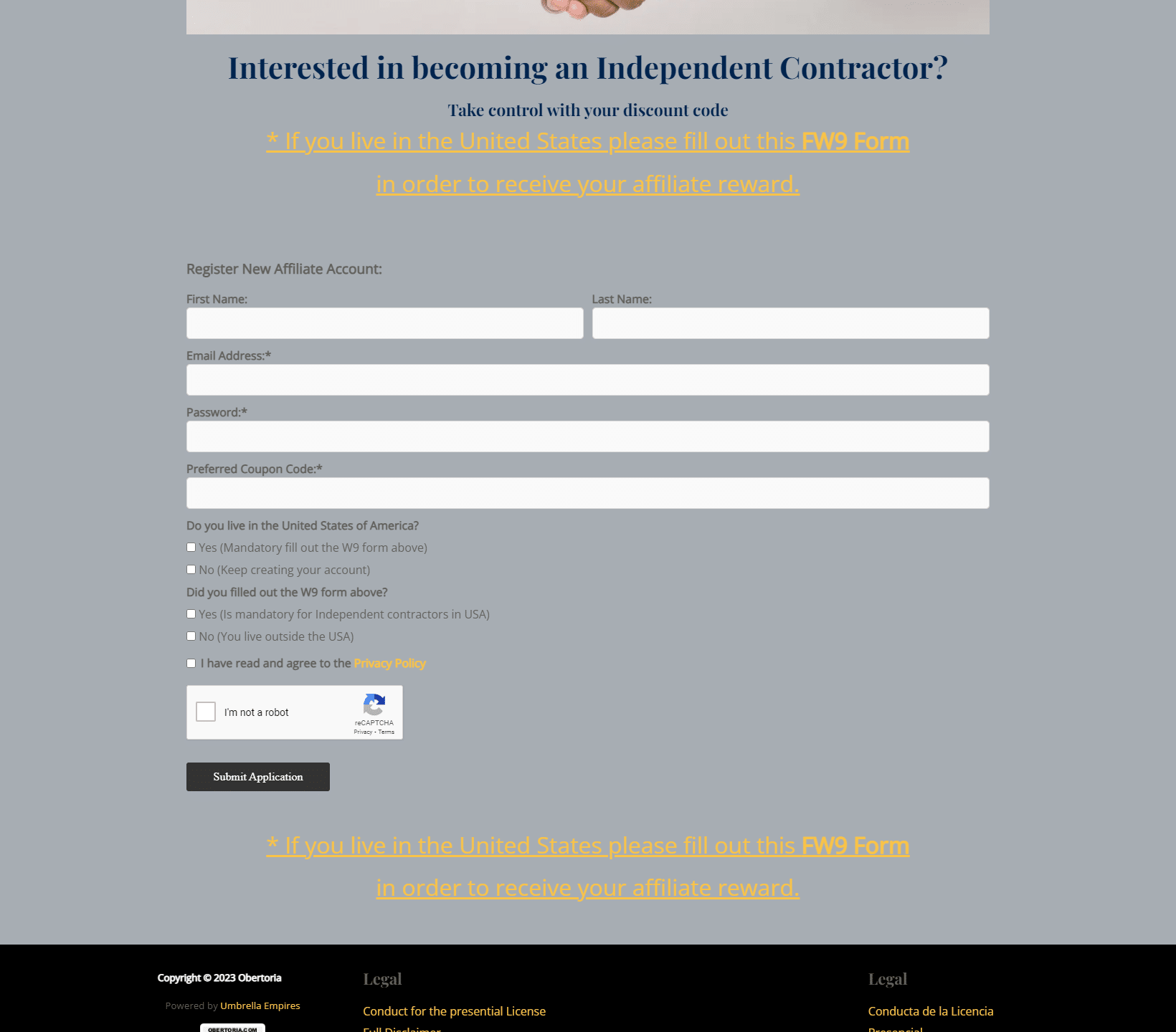 APPLICATION FORM FOR AFFILIATES visual data 8