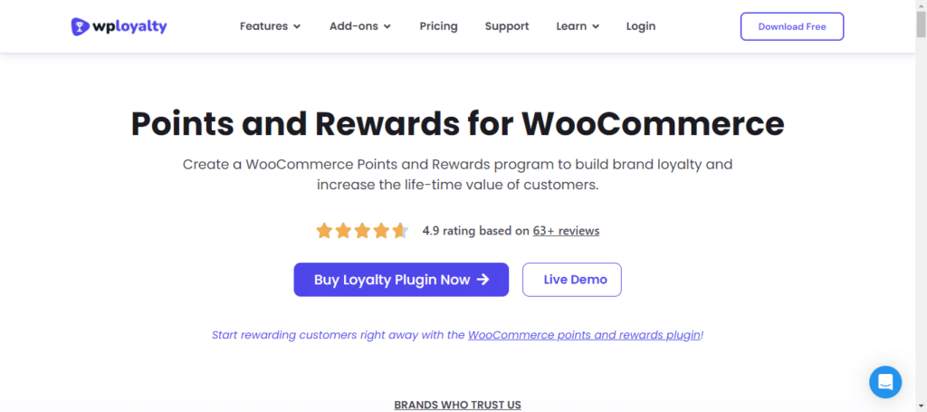 Best WooCommerce referral plugin - WPLoyalty