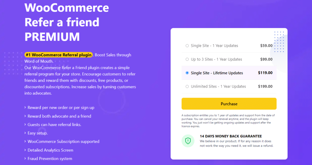 Best WooCommerce referral plugin - WooCommerce Refer a Friend