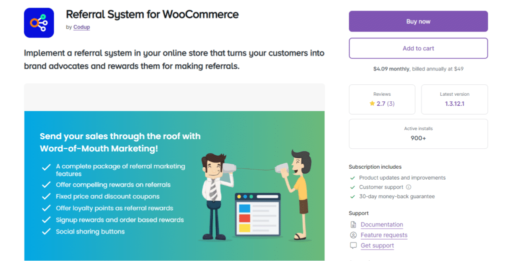 Best WooCommerce referral plugin - referral system for woocommerce