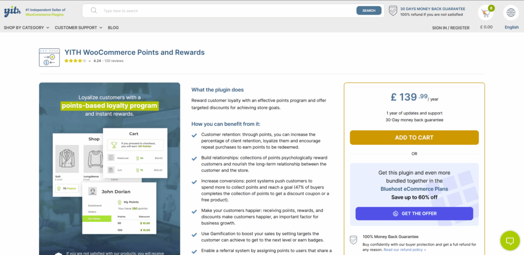 YITH WooCommerce Points and Rewards