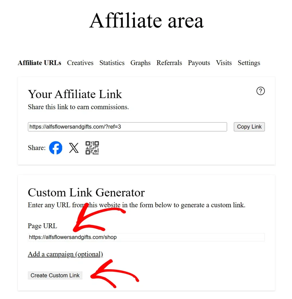 AffiliateWP - Affiliate Area